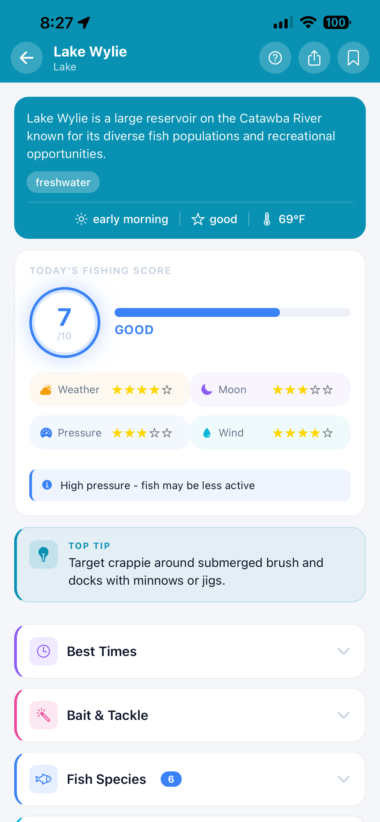 Spot Analysis Screenshot